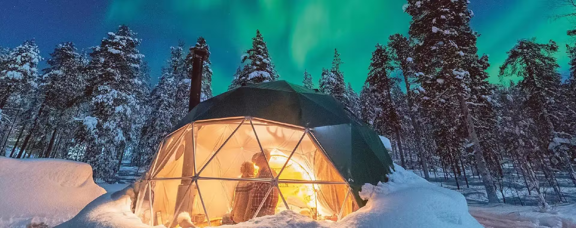 Finland aurora dome